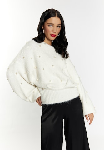 faina Sweater 'Dulcey' in White: front