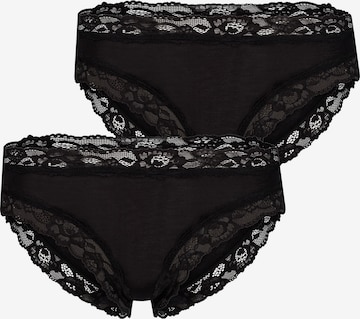 Slip ' Advantage Modal Lace ' Skiny en noir : devant