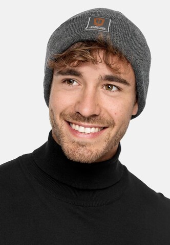 INDICODE JEANS Beanie 'Vulcano' in Grey