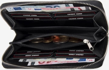 styleBREAKER Wallet 'Geldbörse mit kleinen Kugelnieten' in Blue: front