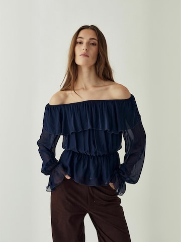 Noella - Camiseta ' N-Margerie ' en azul: frente