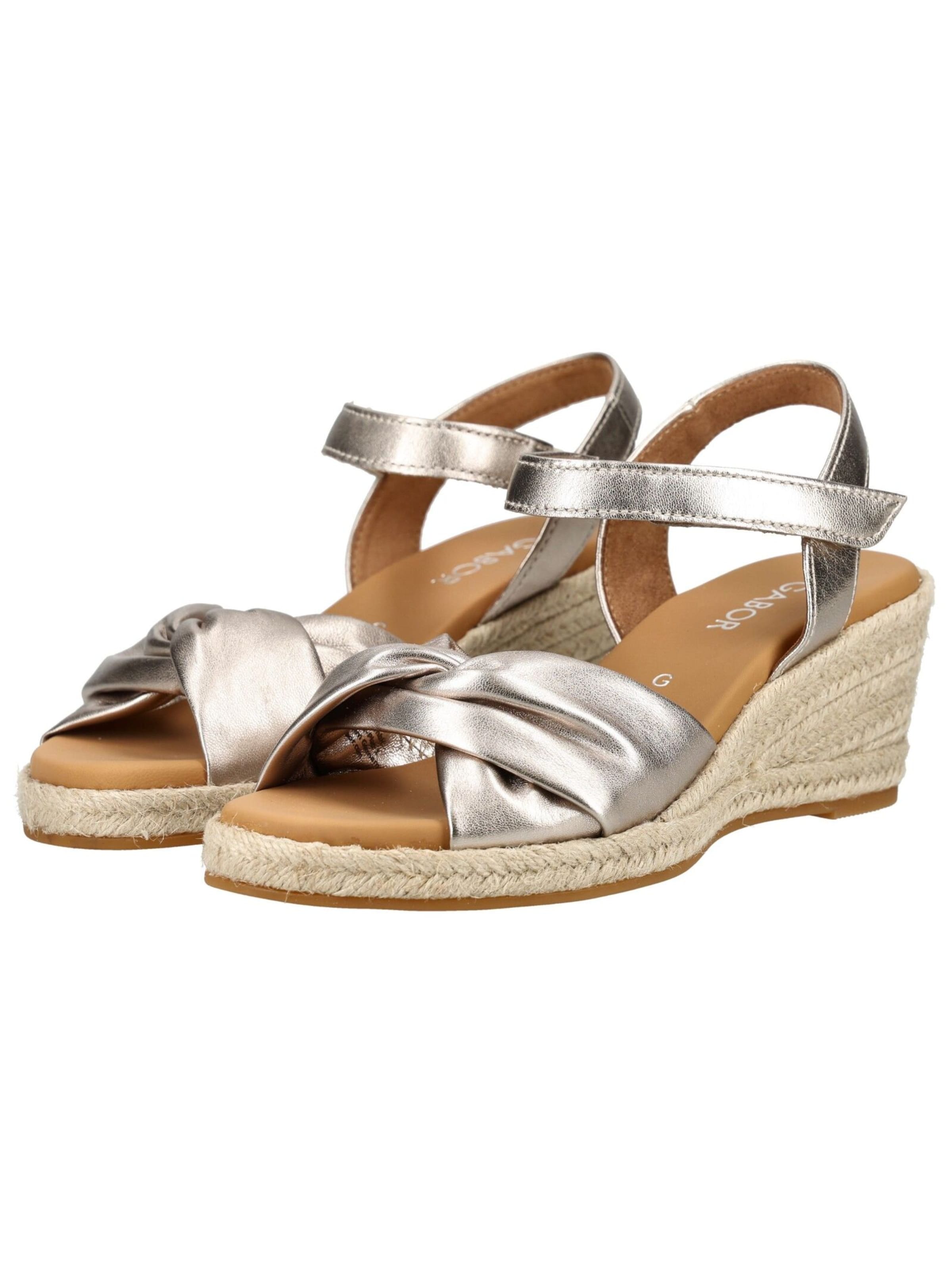 GABOR Sandale in Gold