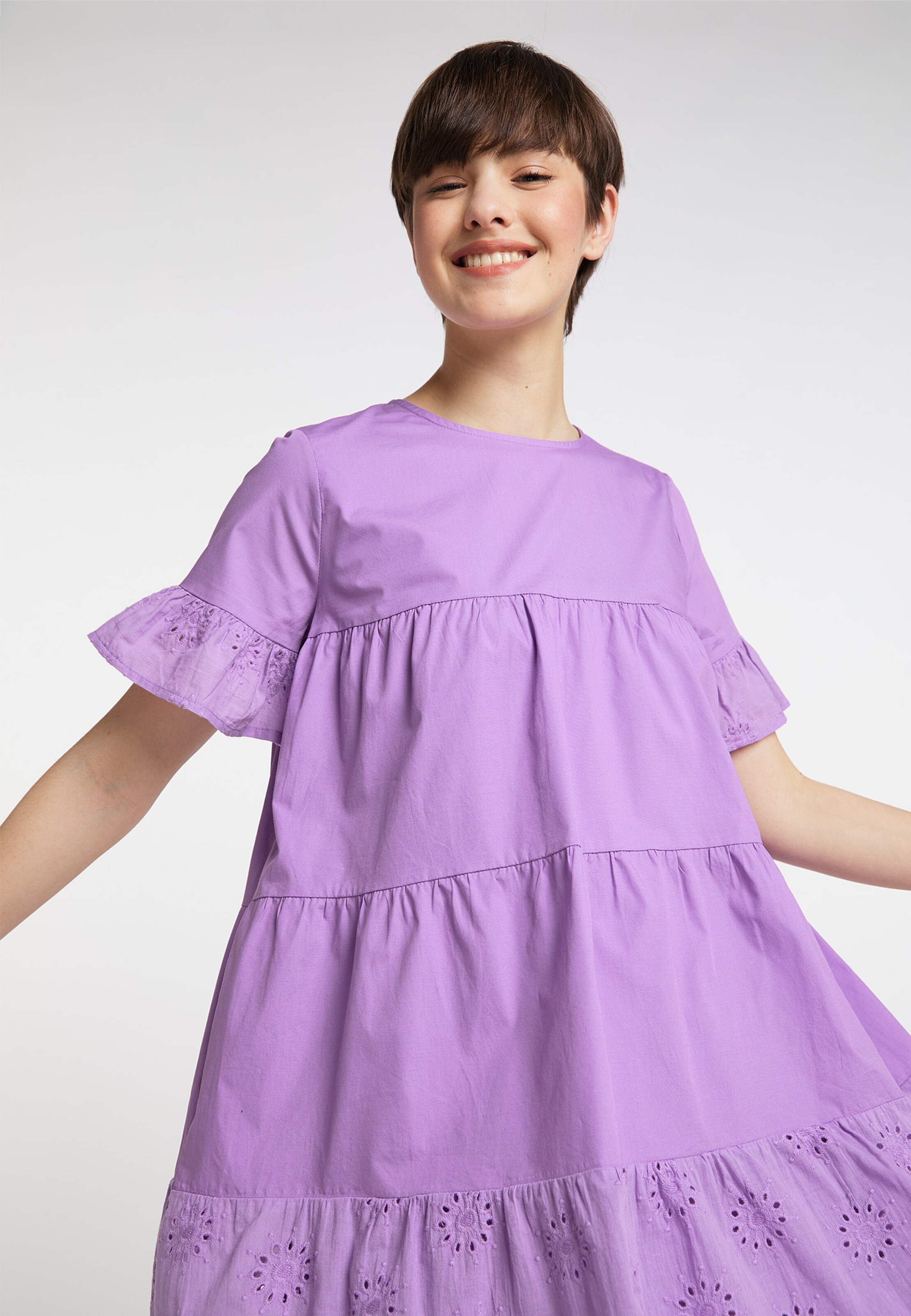 Frauen Kleider MYMO Sommerkleid in Helllila - BO47493 Frauen Kleider MYMO Sommerkleid in Helllila - BO47493
