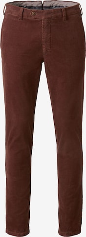 Pantalon chino 'Lupus' MMX Germany en marron : devant