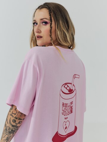 ABOUT YOU x Sharlota Shirt 'Ida' in Roze