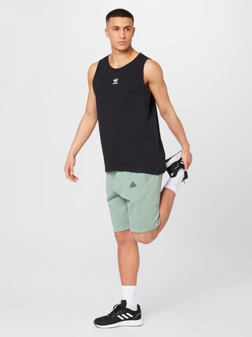 ADIDAS ORIGINALS Tanktop 'Essentials+ Made With Hemp' in Schwarz