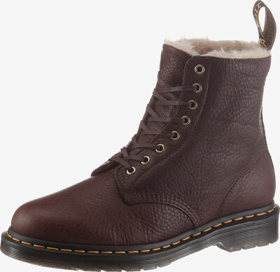 Bocanci cu șireturi Dr. Martens pe maro închis, Vizualizare produs