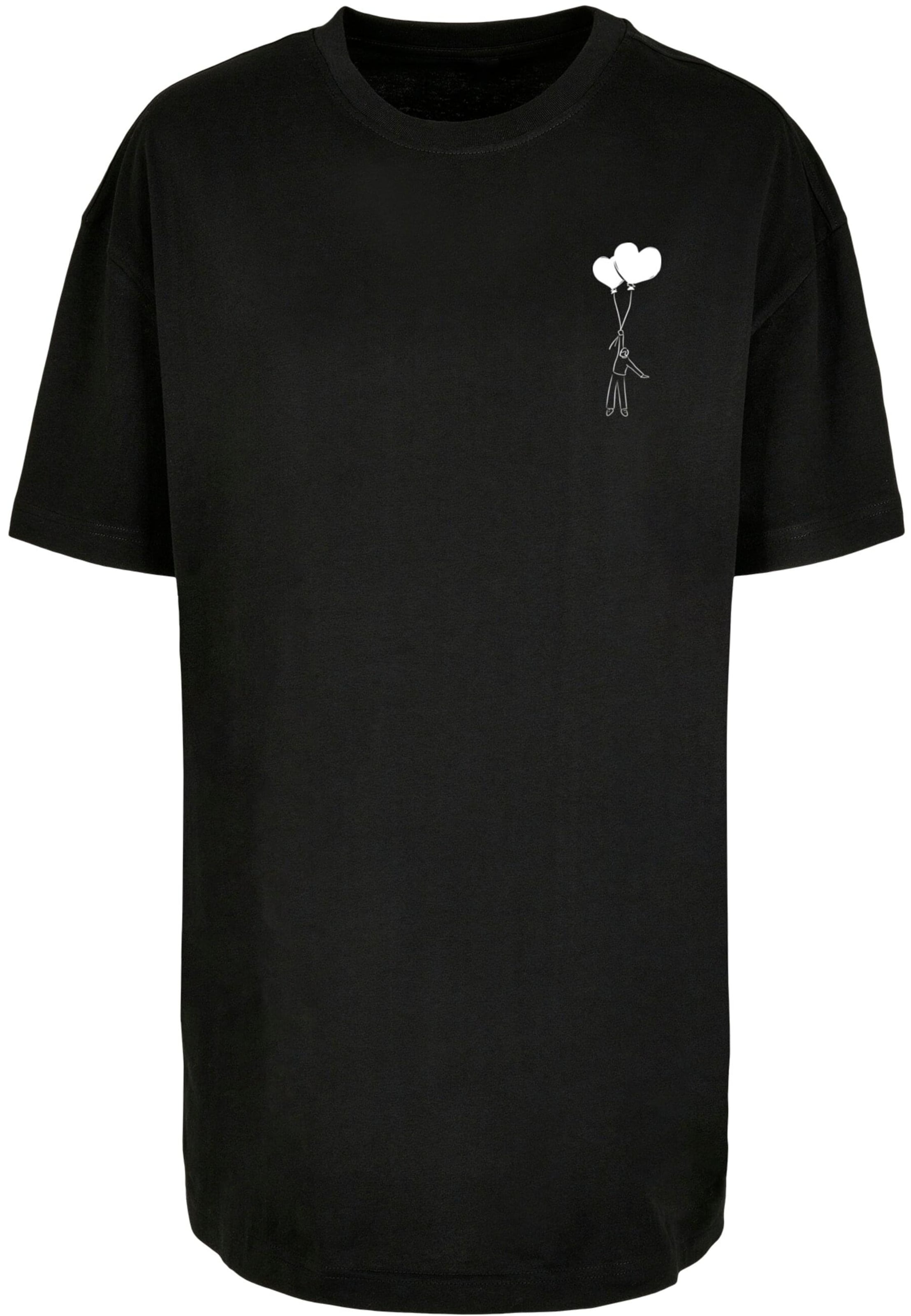 Merchcode Shirt 'Love In The Air' in Black: front