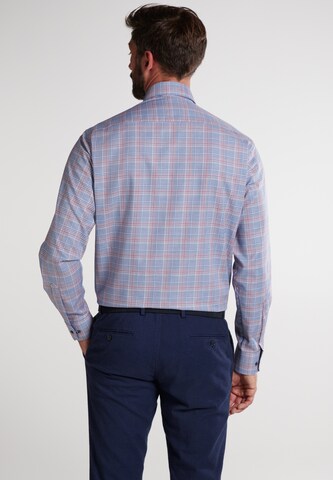 ETERNA Comfort fit Button Up Shirt in Blue