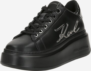 Karl Lagerfeld Sneakers laag in Zwart: voorkant