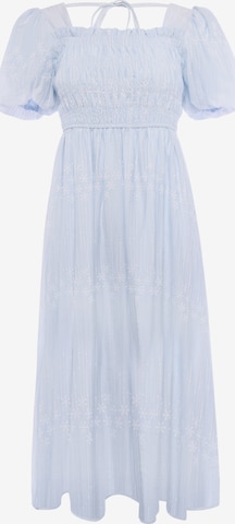 IZIA - Vestido en azul: frente