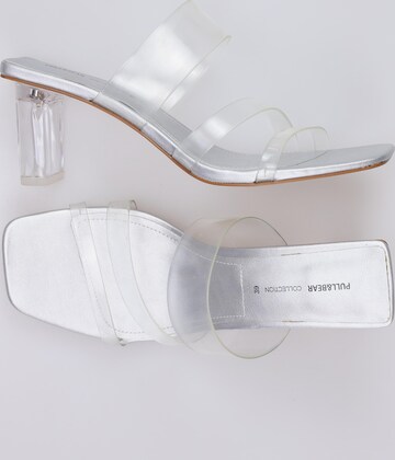 Pull&Bear Sandals & High-Heeled Sandals in 39 in White: front