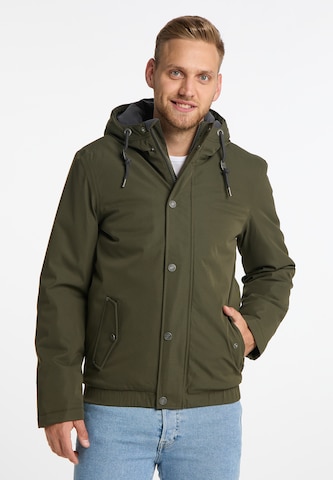 MO Weatherproof jacket in Green: front