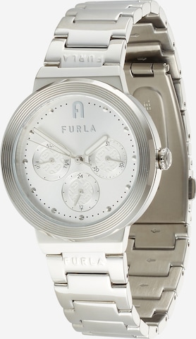 FURLA Analog Watch 'Tortona' in Silver: front