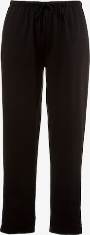 Ulla Popken Regular Pants in Black: front