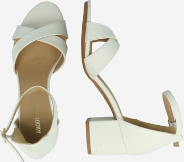 ABOUT YOU Sandals 'Dina' in White