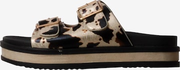 The Divine Factory Pantolette in Beige: Vorderseite
