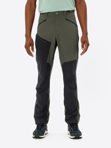 VAUDE Regular Outdoor trousers 'Elope' in Green: front