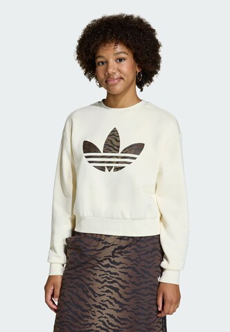 ADIDAS ORIGINALS - Sudadera en blanco: frente