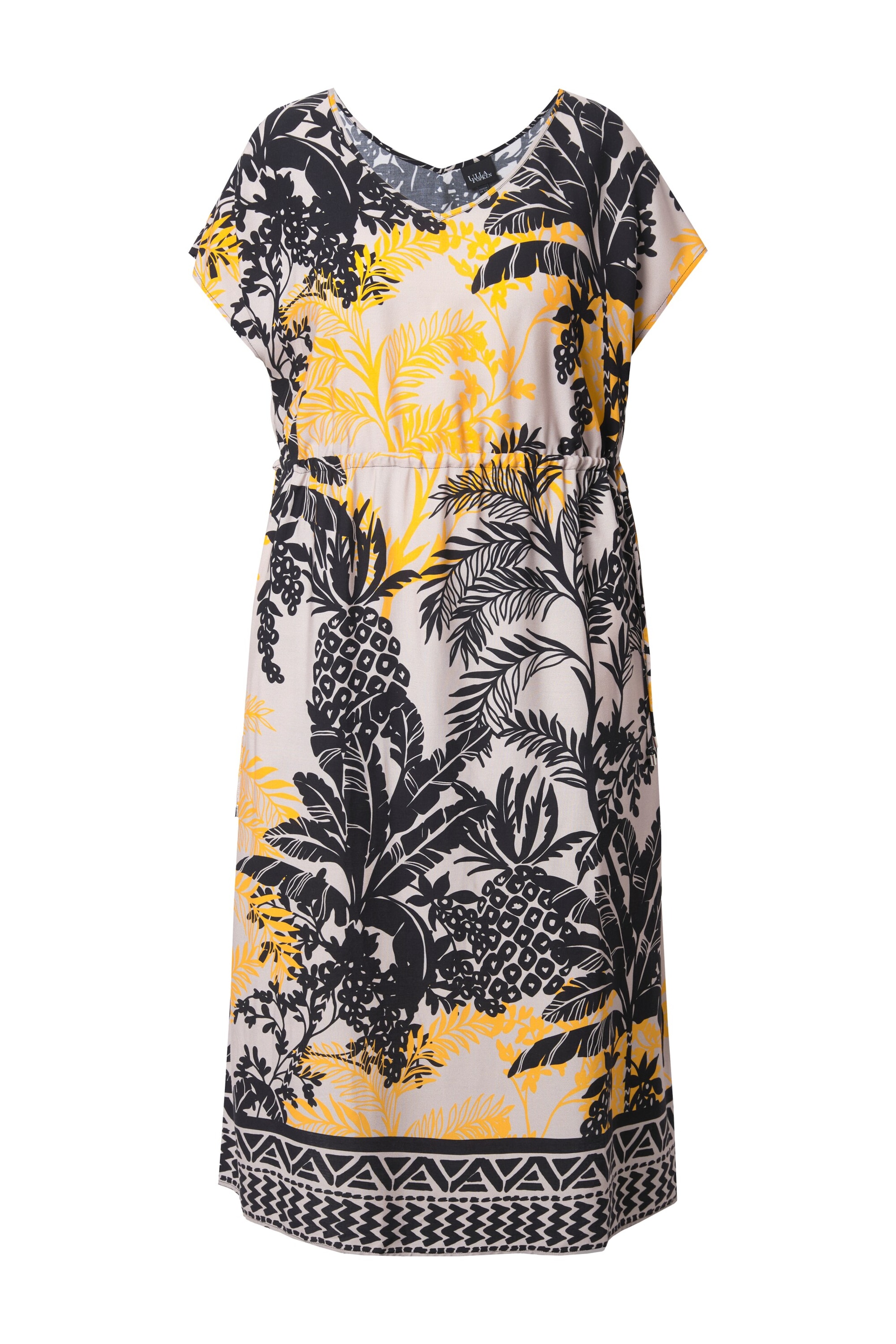 Ulla Popken Kleid in Schwarz: Vorderseite