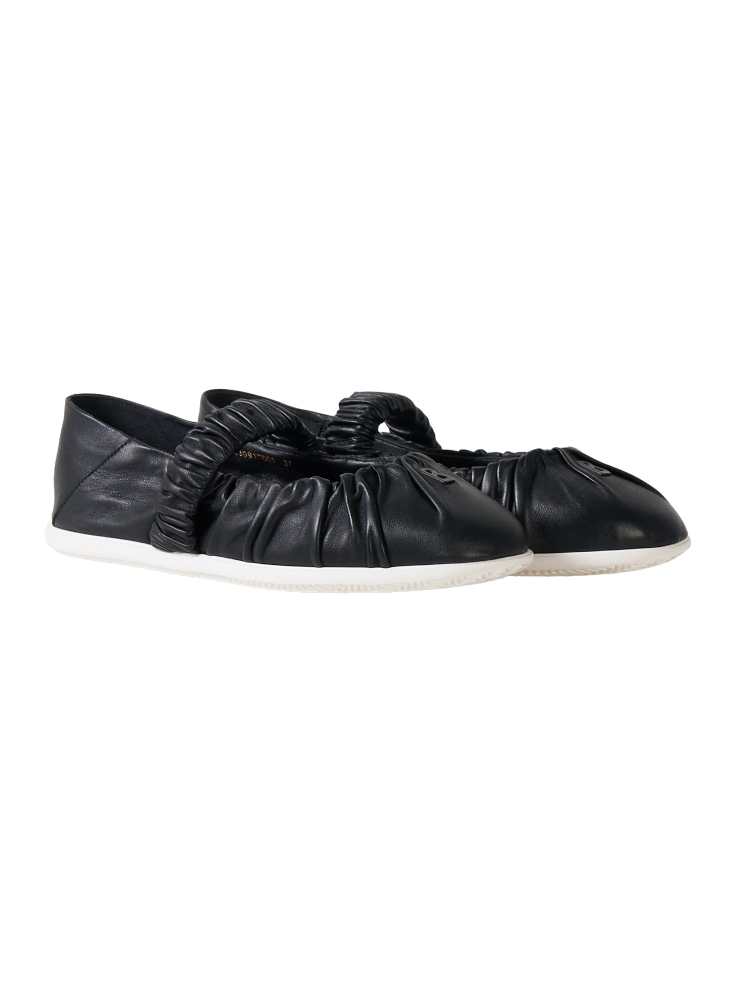 BOGNER Riemchenballerina 'Vienna' in Schwarz