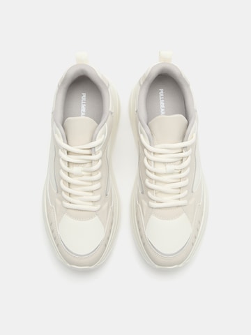 Sneaker bassa 'DEPORTIVO VOLUMEN' di Pull&Bear in beige