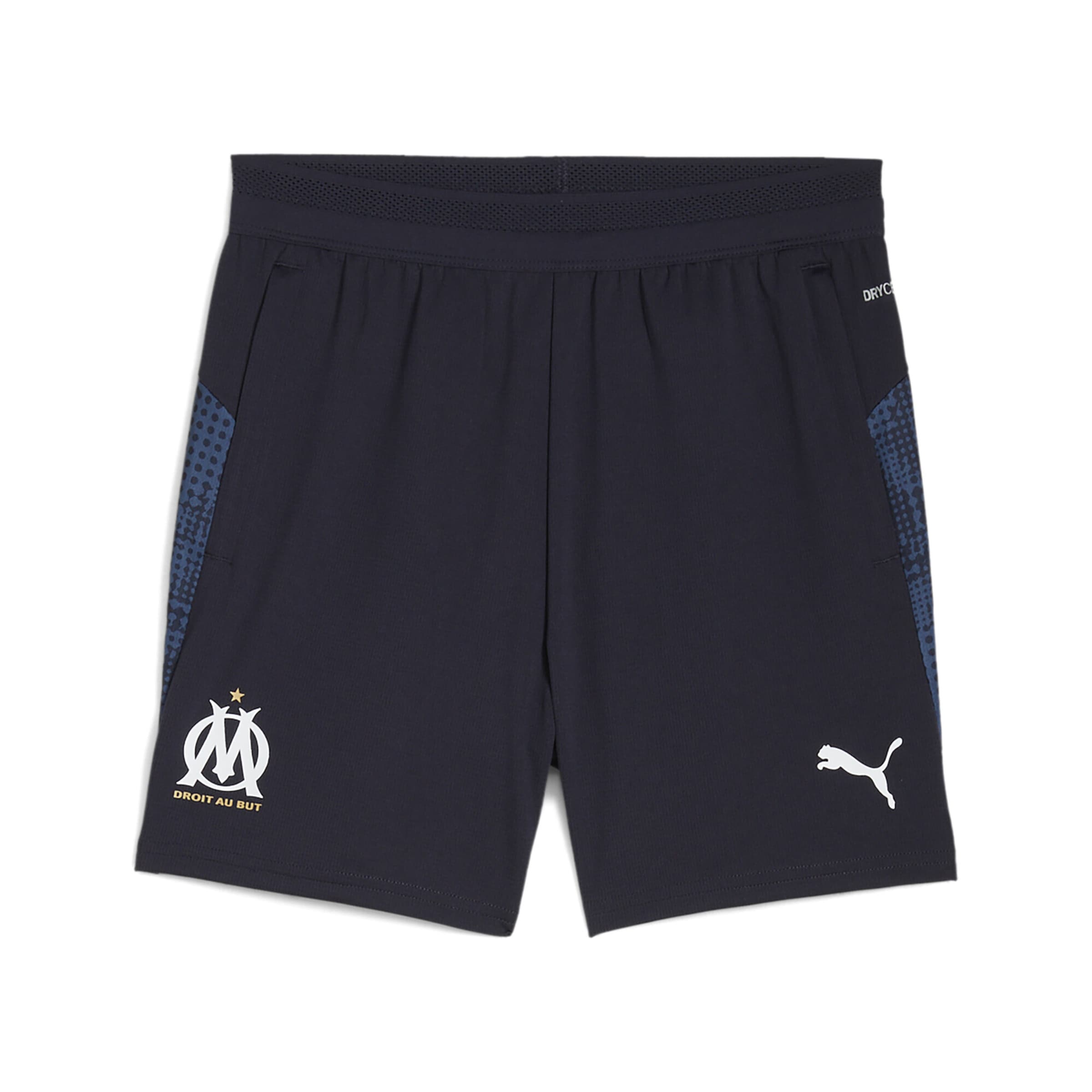 Loosefit Pantalon de sport 'Olympique de Marseille 25/26' PUMA en bleu : devant