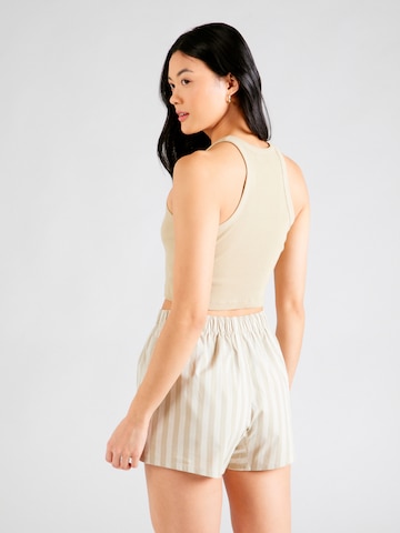 Calvin Klein Underwear Normalny krój Spodnie od piżamy w kolorze beżowy