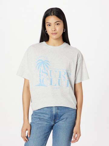 T-shirt oversize Cotton On en gris : devant