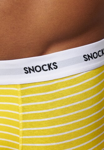 SNOCKS Boxer shorts in Yellow
