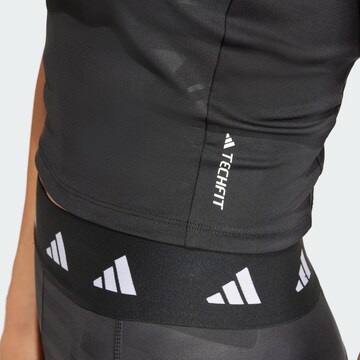 ADIDAS PERFORMANCE Sporttop 'Techfit' in Zwart