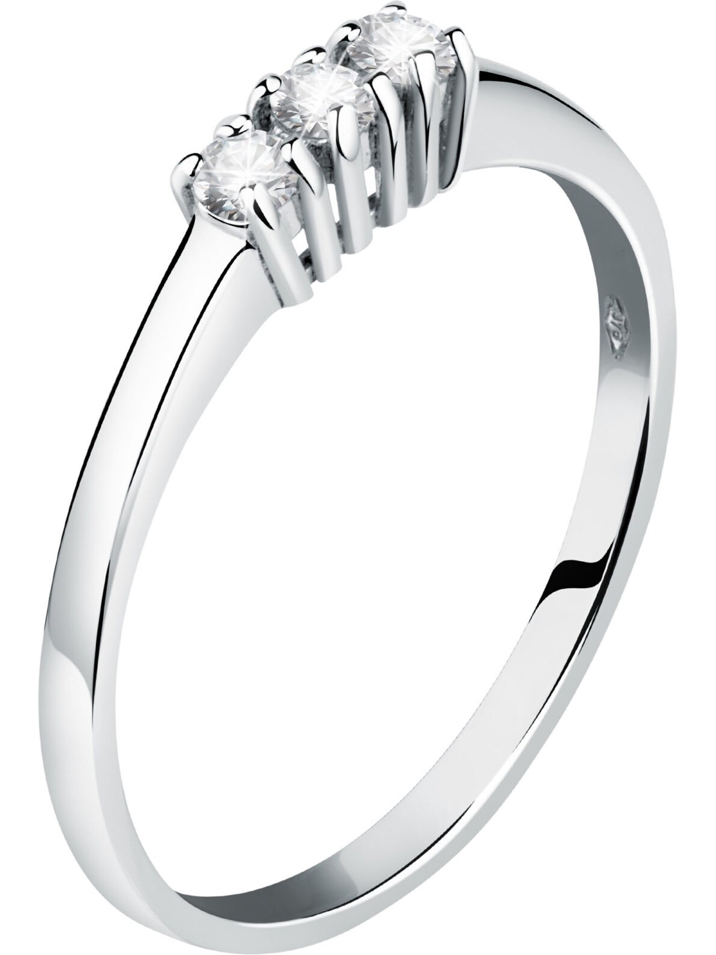 CHRIST Ring in White: front