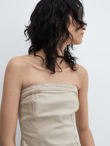MANGO Top 'Julieta' in Beige