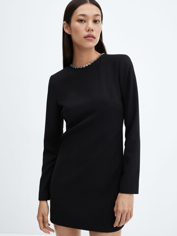 Robe 'Malty' MANGO en noir : devant