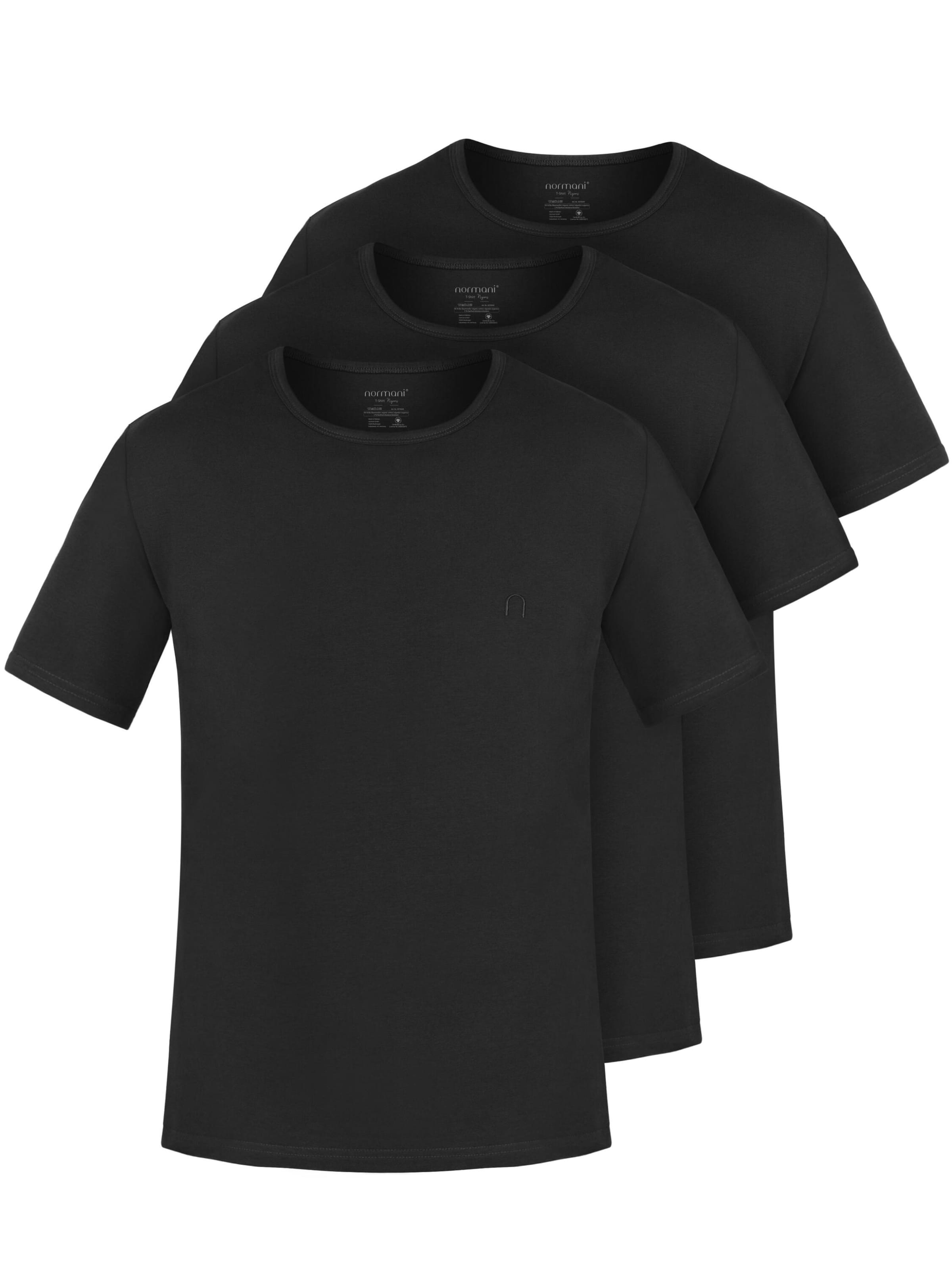 normani Shirt 'Nyons' in Zwart: voorkant