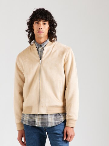 Abercrombie & Fitch Between-season jacket in Brown: front