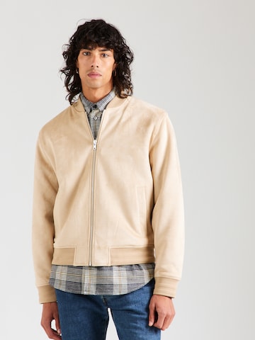 Abercrombie & FitchPrijelazna jakna - smeđa boja: prednji dio