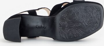 GABOR Strap Sandals in Black