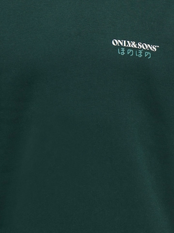 Only & Sons Junior Sweatshirt in Grün