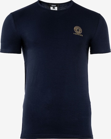 T-Shirt VERSACE en bleu : devant