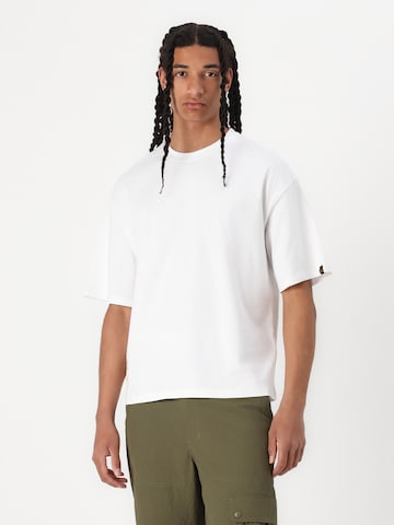 ALPHA INDUSTRIES Shirt 'Studio Edition' in White: front