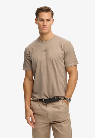 Superdry & Co Shirt in Brown: front