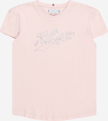 Maglietta di TOMMY HILFIGER in rosa: frontale