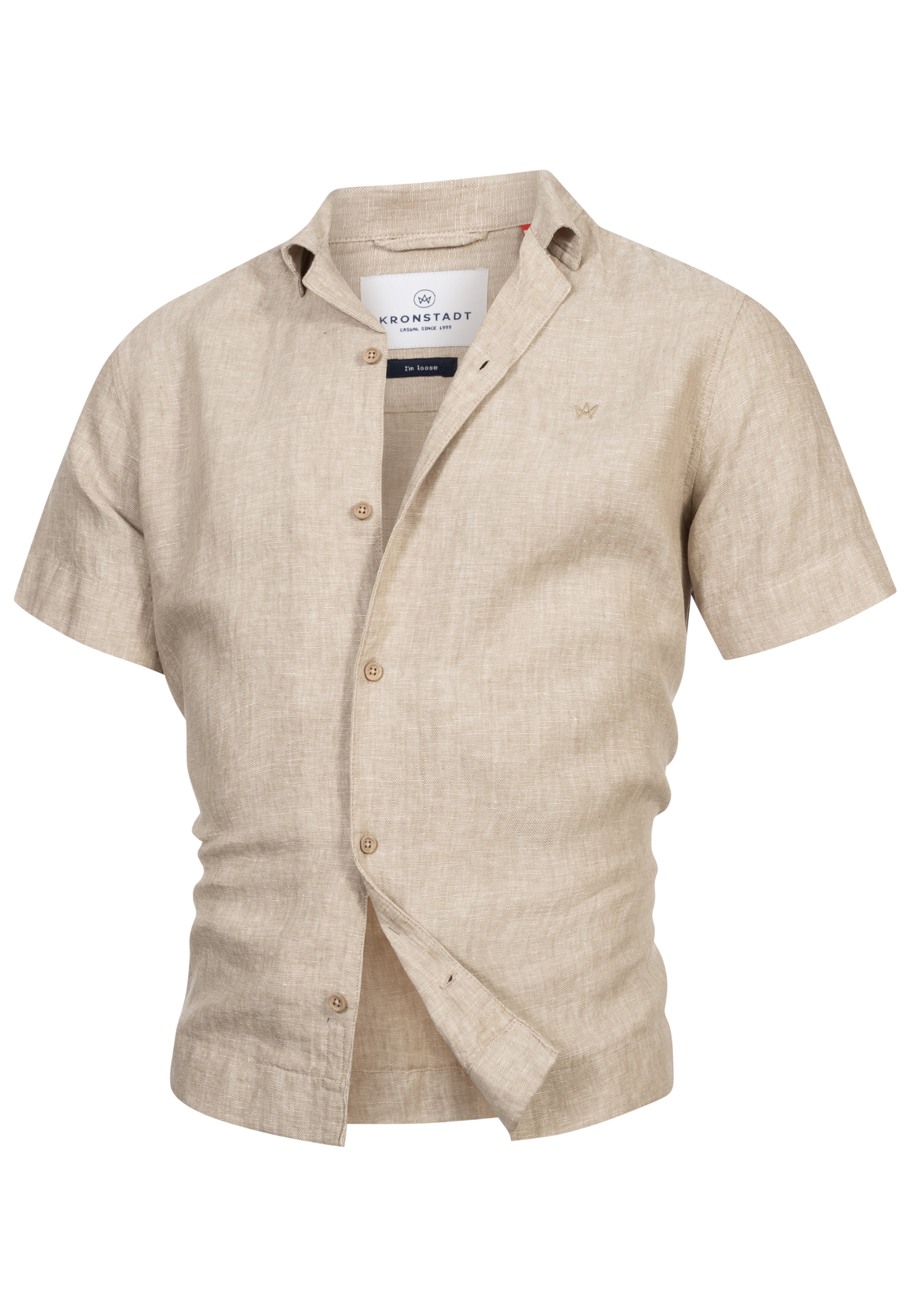 Chemise 'Ayers' Kronstadt en gris : devant