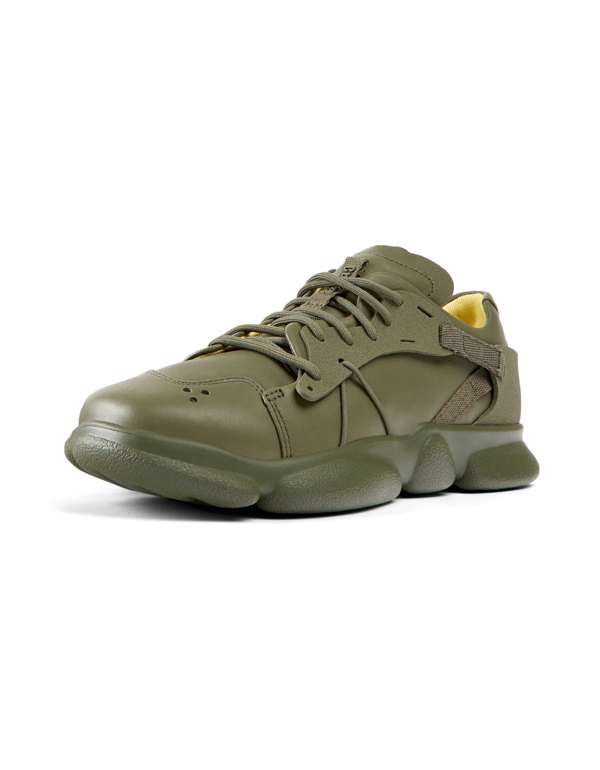 Sneaker bassa 'Karst' di CAMPER in verde: frontale