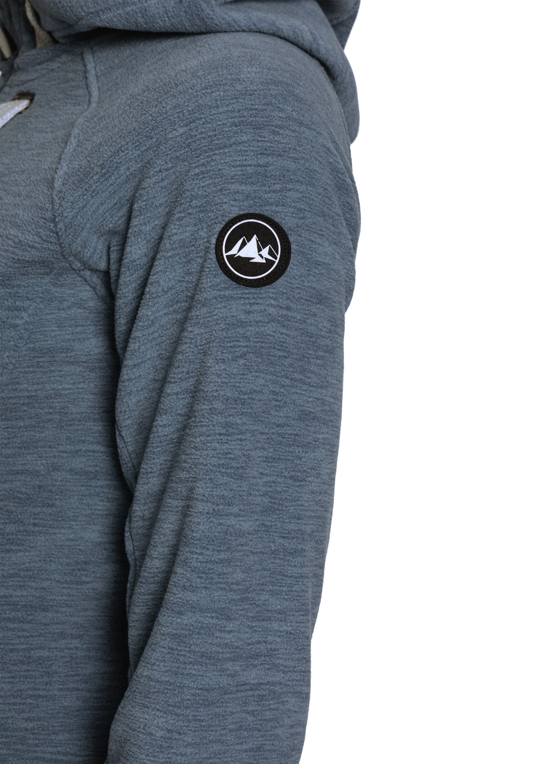 POLARINO Athletic Fleece Jacket in Blue