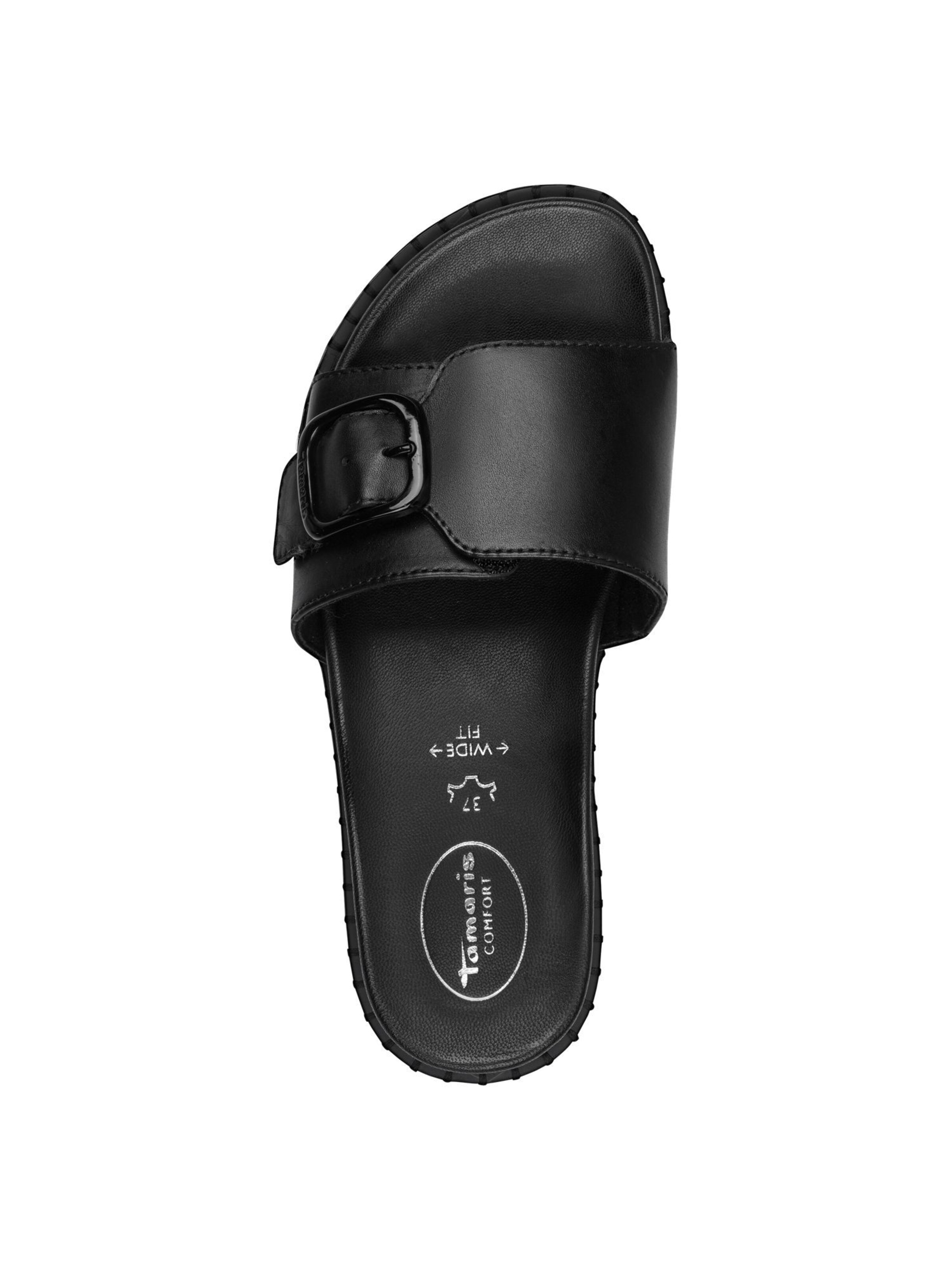 Mule Tamaris en noir