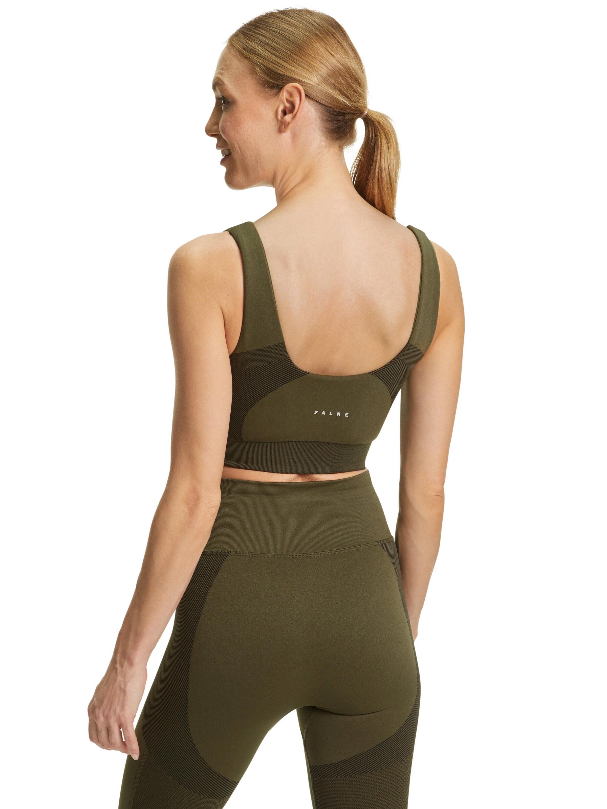 FALKE Bustier Sport-BH 'Seamless Shape'‌‌‌‌‌‌‌‌‌ in Grün