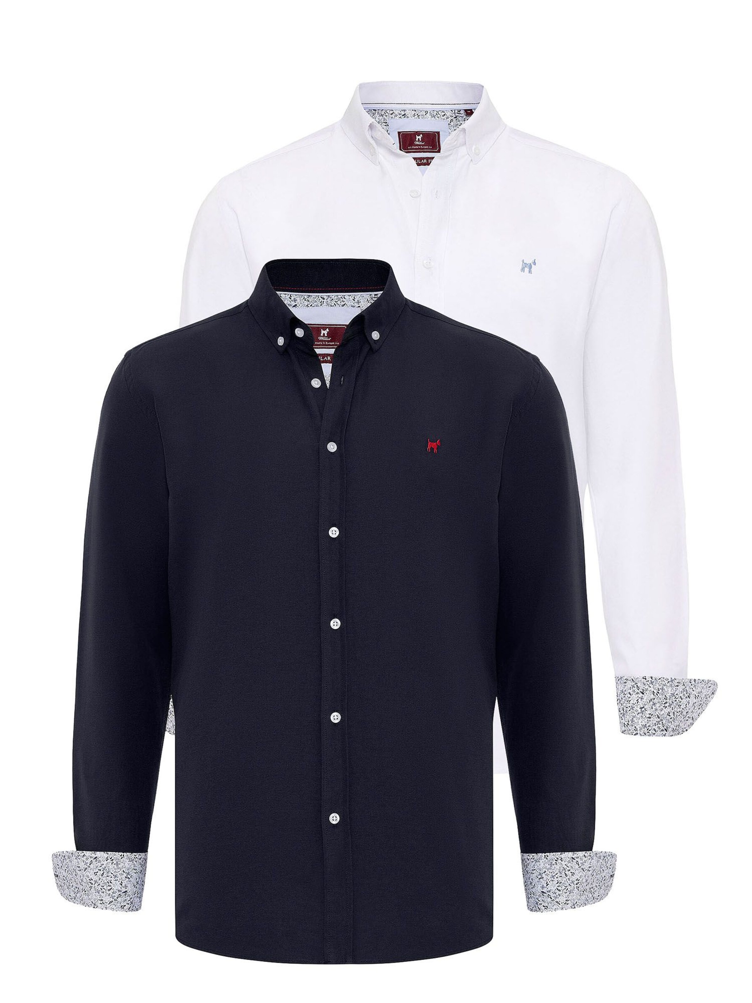 Williot Regular fit Πουκάμισο σε μπλε: μπροστά