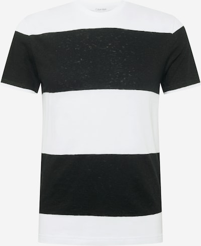 Tricou Calvin Klein pe negru / alb, Vizualizare produs